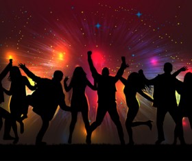 Summer beach party background vectors 01