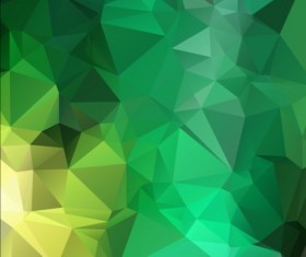Triangles with geometric polygon vector background 02