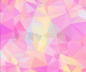 Triangles with geometric polygon vector background 03
