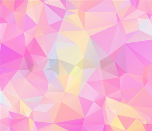 Triangles with geometric polygon vector background 03