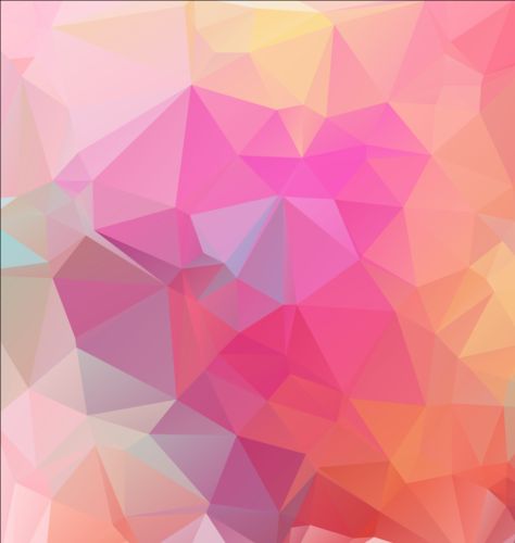 Triangles with geometric polygon vector background 04