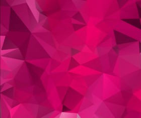 Triangles with geometric polygon vector background 05