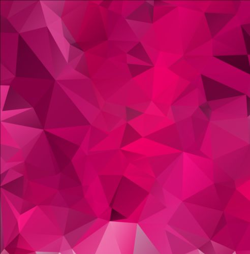Triangles with geometric polygon vector background 05