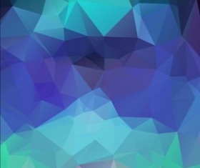 Triangles with geometric polygon vector background 06