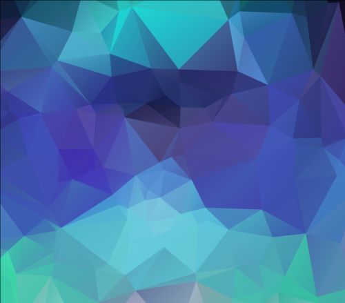 Triangles with geometric polygon vector background 06