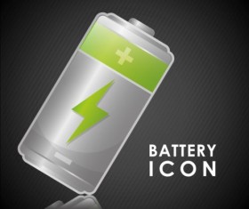 Vector battery charging icons design 07