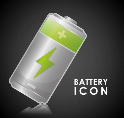 Vector battery charging icons design 07