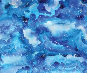 Watercolor cloud grunge background vector 02