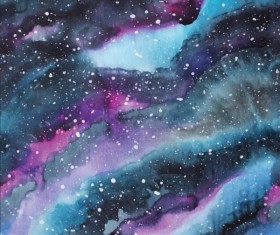 Watercolor cloud grunge background vector 08