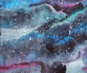 Watercolor cloud grunge background vector 09