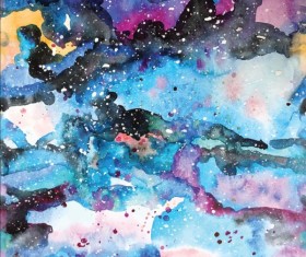 Watercolor cloud grunge background vector 10