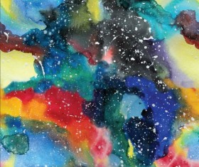 Watercolor cloud grunge background vector 11