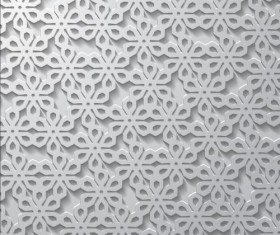 White ramadan kareem seamless pattern vector