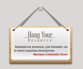 Wooden Note Sign PSD template