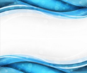 Abstract blue border vector material