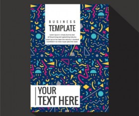 Abstract colored cover book and brochure vector 01