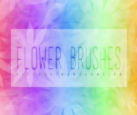 Blurs Flower PS Brushes