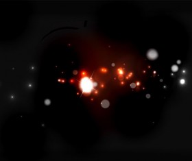 Blurs light dots colored background vector 05