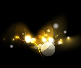 Blurs light dots colored background vector 06