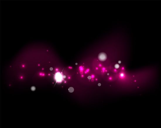 Blurs light dots colored background vector 09
