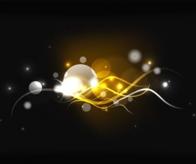 Blurs light dots colored background vector 10