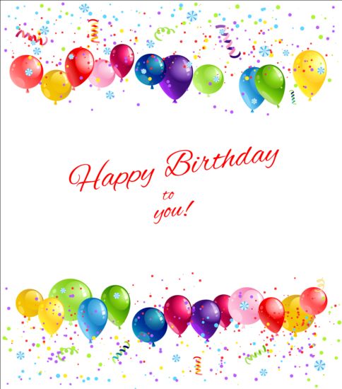 Birthday Card Background Design Vector Free Download - Ceritas