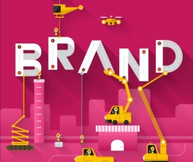 Building text topic template vector 01