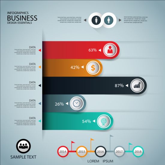 Business Infographic creative design 4378