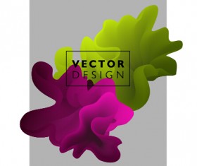Colored cloud abstract illustration vectors 02