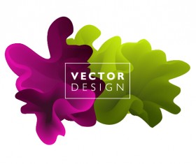 Colored cloud abstract illustration vectors 03