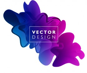 Colored cloud abstract illustration vectors 10