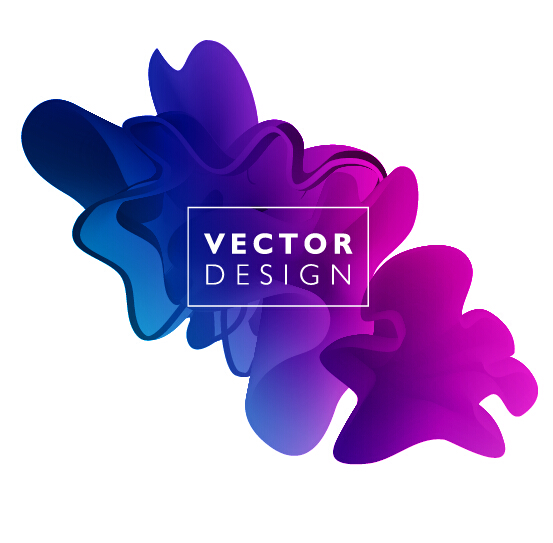 Colored cloud abstract illustration vectors 10