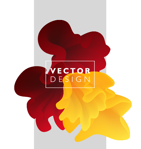 Colored cloud abstract illustration vectors 13