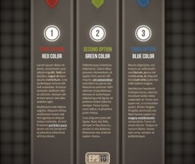 Creative option numbers Infographics design 02