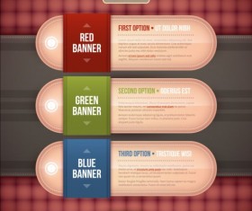 Creative option numbers Infographics design 05