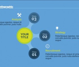 Creative project infographic temlate vector 10
