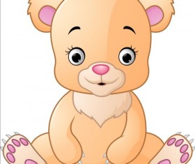 Cute teddy bear vector illustration 05