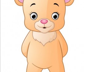 Cute teddy bear vector illustration 06