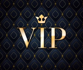 Dark blue VIP luxury background vector 02