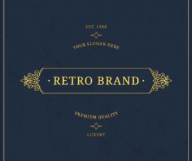 Dark vinatge background template vector 03