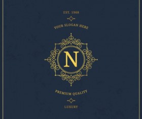 Dark vinatge background template vector 05