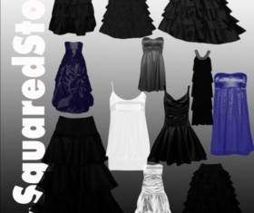 Dress Photoshop Brushes set