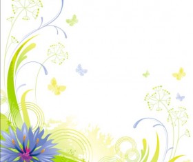 Elegant floral background illustration vector 08