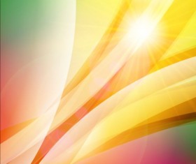 Elegant lines with light vector backgrounds 05