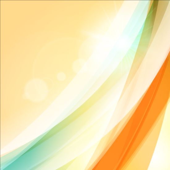 Elegant lines with light vector backgrounds 06 free download