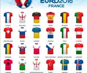 Euro2016 cup football background vector 01