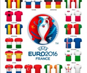 Euro2016 cup football background vector 02