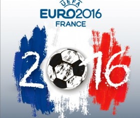 Euro2016 cup football background vector 03