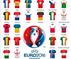 Euro2016 cup football background vector 05