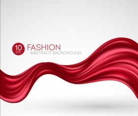 Fashion abstract silk background vector 01
